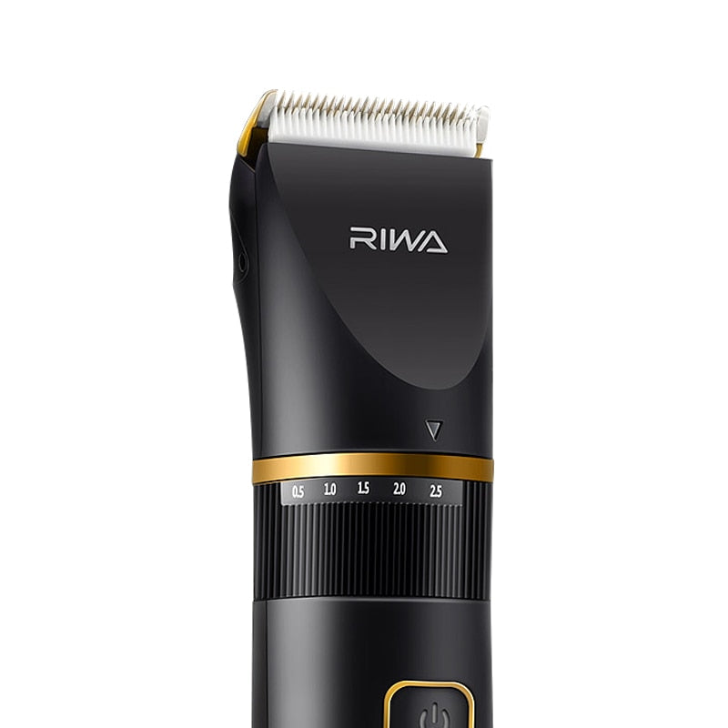 RIWA Haarschneidemaschine Professioneller Trimmer LCD-Display Schnellladung Männer Haarschneidemaschine Waschbar Barber Clipper Für Haarschnitt 6501