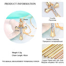 LADYCHIC crucifijo Jesús oro Cruz collar para mujeres hombres clásico cristiano Cruz colgante Iglesia Accesorios Dropshipping LN1069