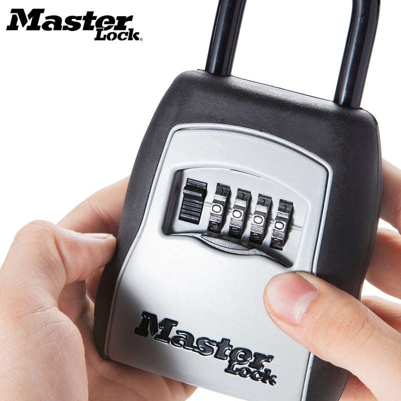 Master Lock Outdoor Key Safe Box Keys Storage Box Padlock Use Password Lock Alloy Material Keys Hook Security Organizer Boxes