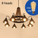 American Chandelier Rural Loft Iron Retro Industrial Wind Restaurant Bar Clothing Store Hot pot Internet Cafe Boat Chandelier