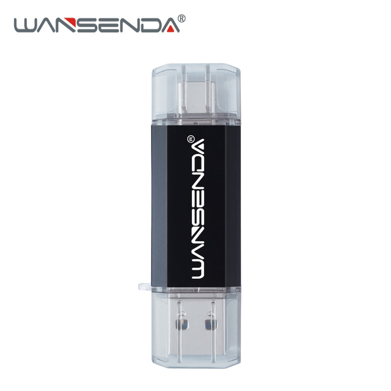 Wansenda OTG 3 en 1 USB Flash Drives USB3.0 y tipo C y Micro USB 512GB 256GB 128GB 64GB 32GB 16GB Pendrives Pen Drive Cle USB