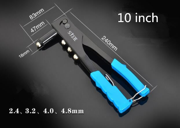 Herramienta de remache Pop para trabajo en madera de Metal, Kit de herramientas de reparación de pistola remachadora, herramienta manual resistente