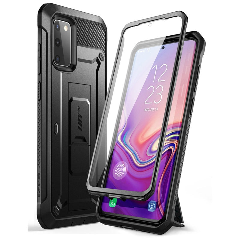 SUPCASE für Samsung Galaxy S20 FE Hülle (2020 Release) UB Pro Ganzkörper-Holster-Abdeckung mit integriertem Displayschutz und Ständer