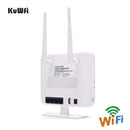 Enrutador KuWFi 4G tarjeta Sim 300mbps desbloqueado 4G CPE enrutador inalámbrico 150mbps CAT4 punto de acceso Wifi móvil con ranura para tarjeta Sim 4 puertos LAN