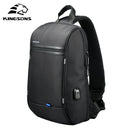 Kingsons Upgraded Waterproof Single Shoulder Laptop Backpack for Men Daily Using for teenagers Laptop Travel Business