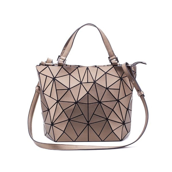 Luminous bag bao bag geometric bags for women 2020 Quilted Shoulder Bags Laser Plain Folding female Handbags bolsa feminina