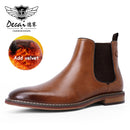Botas Chelsea para hombre a estrenar Desai, suela inferior de piel de becerro auténtica, parte superior de piel de becerro, zapatos de bota hechos a mano interiores