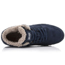 Botas para Hombre, zapatos de invierno, calzado para Hombre, Botas de nieve de piel cálida, Botas tobilleras para Hombre, Botas de invierno para Hombre, zapatillas de deporte de invierno de felpa de talla grande