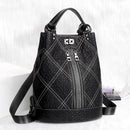New Fashion Sequins Leather Laptop Backpack Women Female Personality Lock Anti Theft Bagpack Travel Mochila Feminina  Back Pack