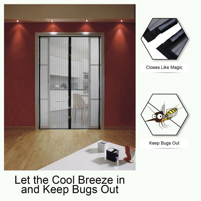 5Size Summer Anti Mosquito Insect Fly Bug Curtains Magnetic Net Automatic Closing Door Screen Kitchen Curtain Drop Shipping