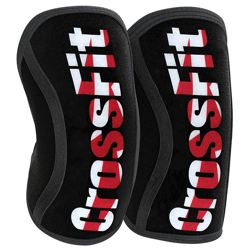 Women Men Teens 7mm Neoprene Sports Kneepads Compression Weightlifting Pressured Crossfit Training Knee Pads Support Custom Logo