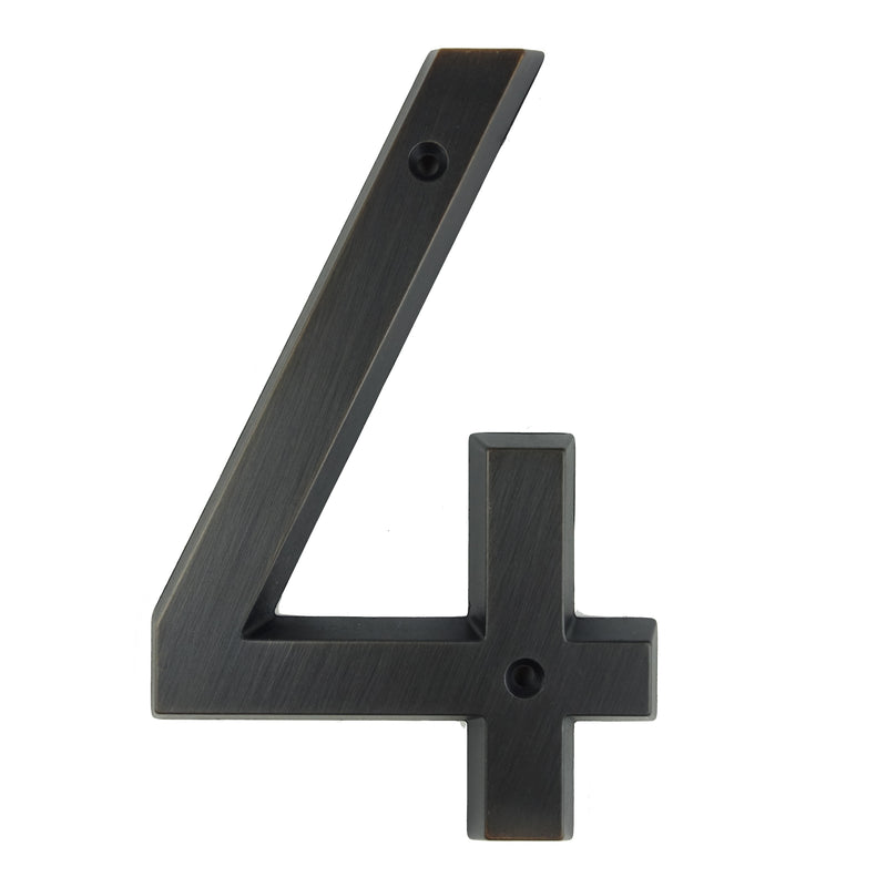 15cm Big 3D Modern House Number Door Números de dirección de casa para House Digital Door Outdoor Sign 6 pulgadas.