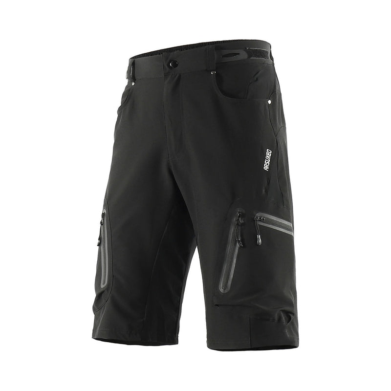 ARSUXEO, pantalones cortos de ciclismo para deportes al aire libre para hombre, pantalones de descenso MTB, pantalones cortos para bicicleta de montaña, pantalones cortos resistentes al agua, ajuste holgado 1202