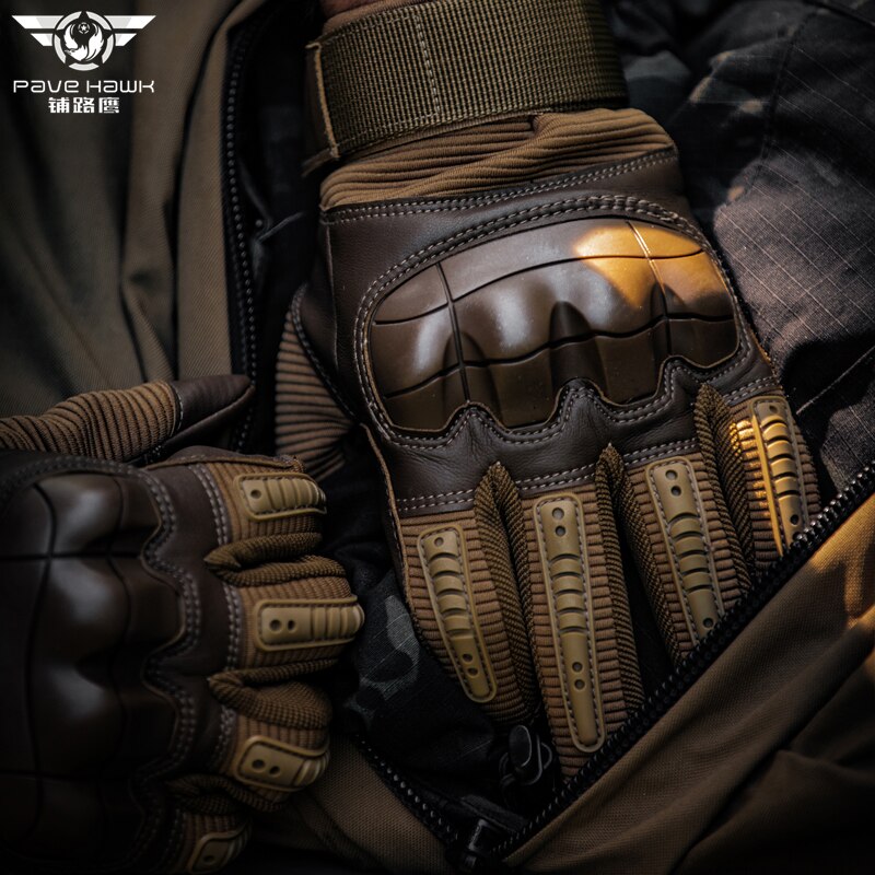 Guantes tácticos militares para hombres, nudillos duros, ejército, Paintball, Airsoft, disparar, combate, antideslizantes, guantes de motocicleta, pantalla táctil sin dedos