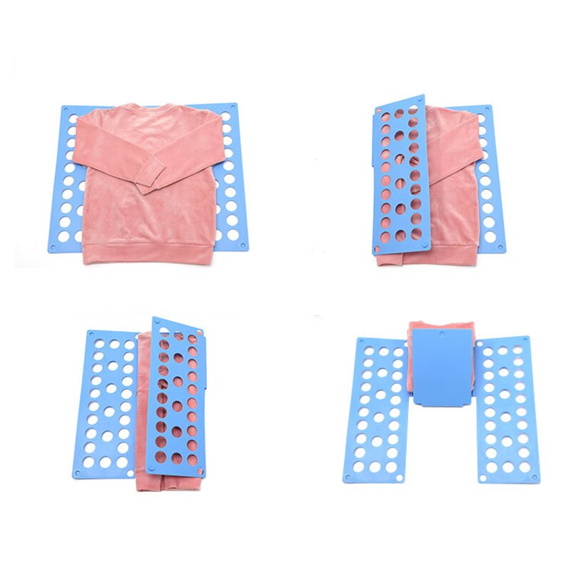 Children's clothes folding clothes board clip T-shirt jumper foldable folding clothes board fast magic folding clothes hanger