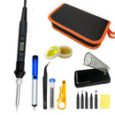 60W/80W Electric Digital Soldering Iron Station 220V 110V Temperature Adjustable Welding Soldering Tips Tools Accessories
