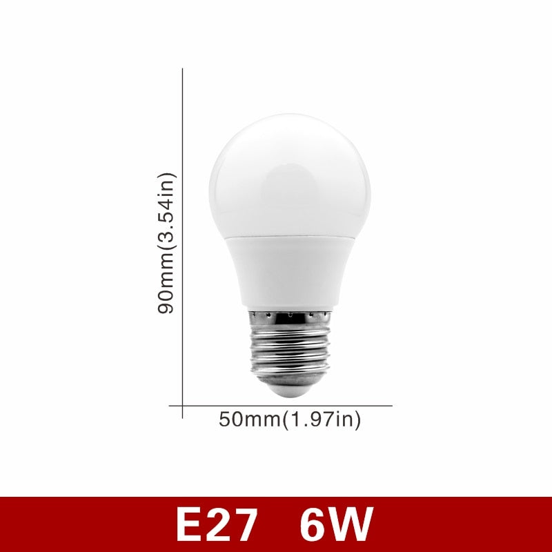 4pcs/lot LED Bulb E27 E14 20W 18W 15W 12W 9W 6W 3W Lampada LED Light AC 220V Bombilla Spotlight Lighting Cold/Warm White Lamp