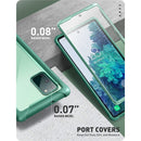For Samsung Galaxy S20 FE 5G Case (2020) I-BLASON Ares Full-Body Rugged Clear Bumper Cover Case WITH Built-in Screen Protector