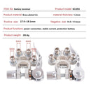 1 Pair Toolless Quick Disconnect Battery Main Cable Post Terminal Shut-Off Connectors 12v 6v 24v Boat Race Car UTV Tractor Truck