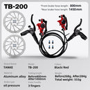 TANKE MTB Bike oil disc brake 160mm rotor Caliper hydraulic calliperplate Front Rear handle A B-pillar CNC bicycle parts cycling