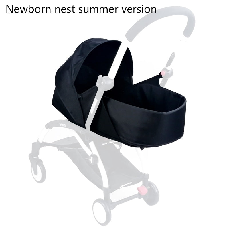 Kinderwagen Neugeborenen Nest Sommer Version Schlafsack Kinderwagen Zubehör Für Babyzen Yoyo Yoyo+ Yoya Sommer und Winter Korb