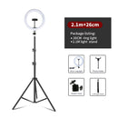 10&quot; LED Ring Light Photographic Selfie Ring Lighting with Stand for Smartphone Youtube Makeup Video Studio Tripod Ring Light