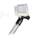 Adjustable Telescopic Transparent Waterproof Monopod Selfie Stick for GoPro Hero 7 6 5 4 3+ with Remote Control Connector