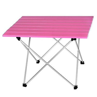 On Sale Aluminum Alloy Portable Table Outdoor Furniture Foldable Folding Camping Hiking Desk Traveling Outdoor Furniture Table
