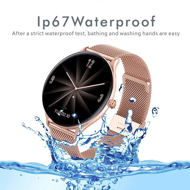 LIGE Neue Smart Watch Herren Smartwatch Sport Fitness Tracker Wasserdicht Full Circle Touchscreen Reloj Inteligente für Android IOS