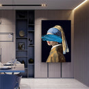 The Girl With A Pearl Earrings Canvas Paintings Reproductions Famous Artwork By Jon Pop Art Prints Wall Pictures for Home Decor