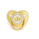 9 Colors Pacifier Baby Shower Gift Bling Baby Dummy Silicone BPA Free Infant Nipple Newborn Pacifiers For Babies I Love Mum Dad