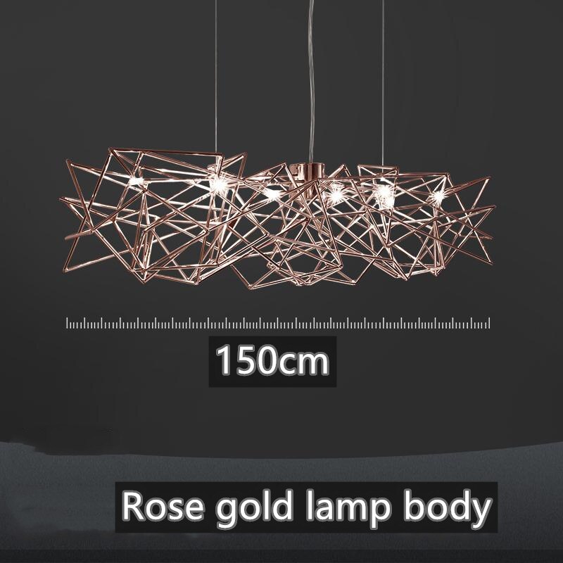 Nordic modern restaurant led chandeliers novelty luxury art bar decoration lighting minimalist living room bar hanging lights