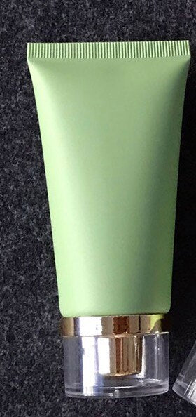 50 ml Frost Plastic Soft Bottle Matte Green 50 g Kosmetikcreme Gesichtsreiniger Behälter Zahnpasta Lotion Tube Kostenloser Versand