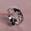The Untamed Anime Grandmaster of Demonic Cultivation MDZS Cosplay Ring S925 Silver Couple Finger rings Fashion Jewelry Gift