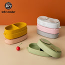 Hagamos 1 Juego de almohadillas antideslizantes para alimentación de bebés, ventosa de dos caras, tazón de alimentación de silicona para niños, posavasos para niños