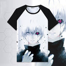 Tokyo Ghoul T-shirt New Japan Anime Ken Kaneki Cosplay Costume Comfortable Breathable Milk Fiber T Shirt For Men Women Tops Tees