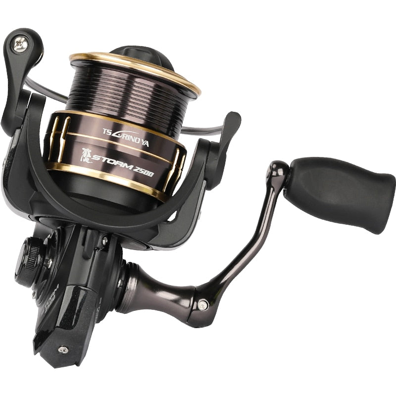 TSURINOYA Spinning Fishing Reel ST 2000S 2500S 3000S 7kg Drag Power Ultralight Long Casting Shllow Spool Pike Bass Fishing Wheel