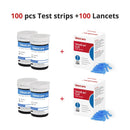 300/200/100/50PCS Sinocare Safe-Accu Blood Glucose Test Strips and Lancets for Diabetes Tester
