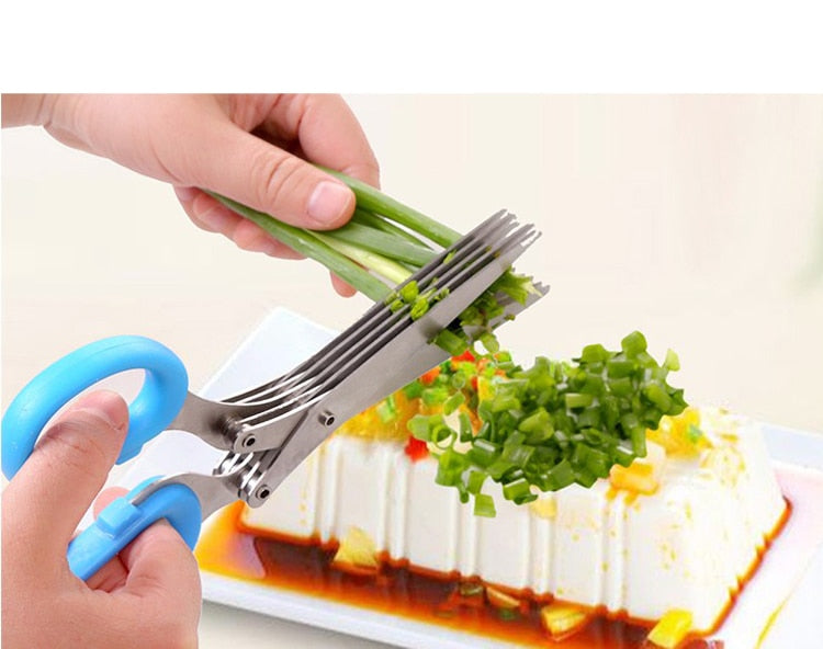 Multifunctional Kitchen Scissors Tools Accessories Very Sharp High Strength Carbon Steal Cut Fish Chicken Meet Vegetables