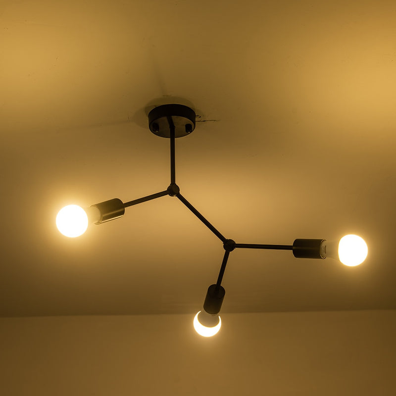 Molécula Led Lámpara de araña E27 Hogar cocina dormitorio Iluminación Lámpara de techo Candelabros de interior creativos Iluminación Fixturex