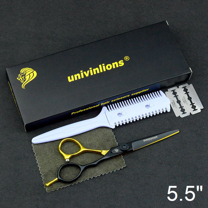 5,5/6,0 "oferta tijeras de pelo japonesas tijeras profesionales tijeras de peluquería baratas peluquero adelgazamiento maquinilla de afeitar corte de pelo