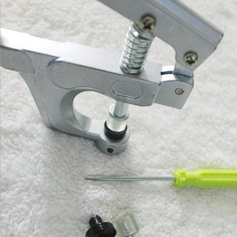 Plastic Resin Snap Button Press U Shape Fastener Snap Pliers Stud Cloth Button Press Machine Sewing Tool
