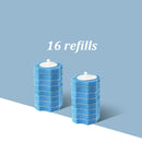 Juego de cepillos de limpieza para inodoro, cabezal de cepillo reemplazable, herramienta limpiadora de inodoro para baño, varita de limpieza profunda, herramienta suave de mango largo