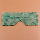 Rose Quartz Eye Mask Massager Natural Jade Eye Mask Stone Sleep Mask Face Massager Sleeping Eye Mask For Eye Relax Eye Care Tool