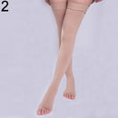 Unisex Knee-High Medical Compression Stockings Varicose Veins Open Toe Stockings