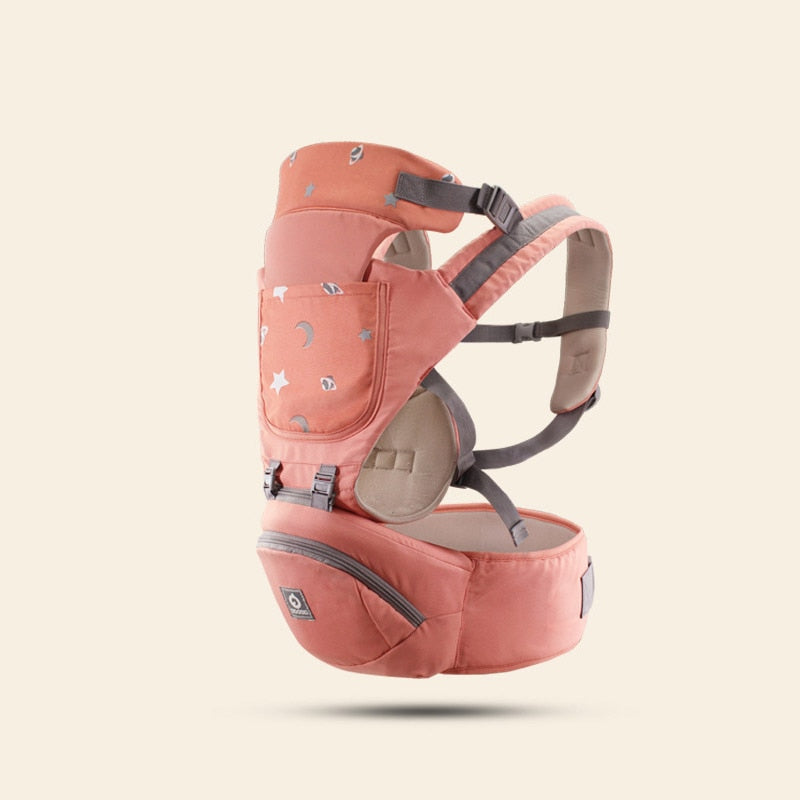 JMSC Ergonomic Baby Carrier Infant Kid Hip Seat Sling Wrap Holder Backpacks Travel Outdoor Kangaroo Front Facing 0-36 Months