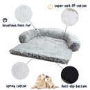 Dog Sofa Bed Cover Calming Plush Mat Removable Pet Blanket Mattress Cat Beds Warm Sleep Cushion Pillow Couch Furniture Protector