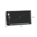 Podofo Universal 2 Din Autoradio Stereo 7 Zoll HD Touchscreen Multimedia Player BT Autoaudio FM Empfänger Mirror Link Monitor