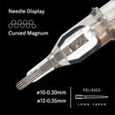 EZ Tattoo Needles Revolution Cartucho Agujas Curvas (Redondas) Magnum
