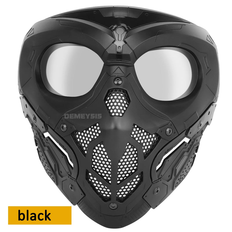 Outdoor Airsoft Protective Mask Military Tactical Paintball Full Face Mask CS Hunting Shooting Sports Halloween Skull Masks